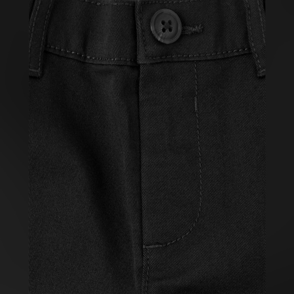2-Toddler Stretch Skinny Chino Pants - Black - Picture 3 of 4